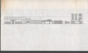 Ilustrasi Fasade Bangunan Pabrik Cokelat Tjendrawasih (jurusan arsitektur ITS)